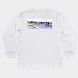 Porto Christo Harbour III Kids Long Sleeve T-Shirt